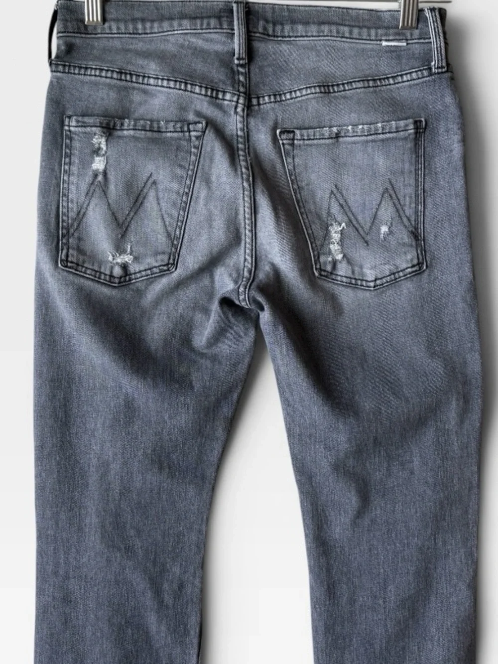MOTHER The Scrapper Cuff Ankle Fray Jeans - Picture 7 of 11